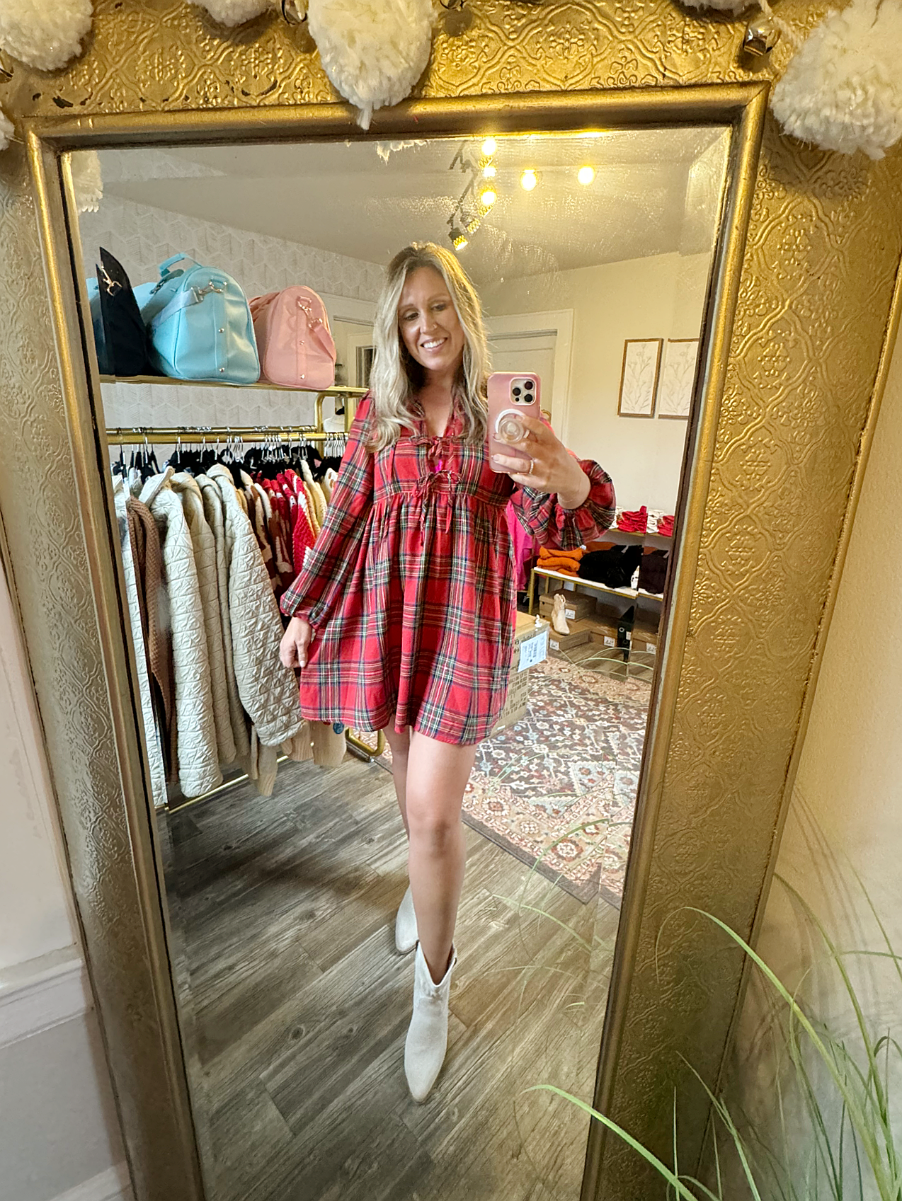 Christmas Plaid Dress