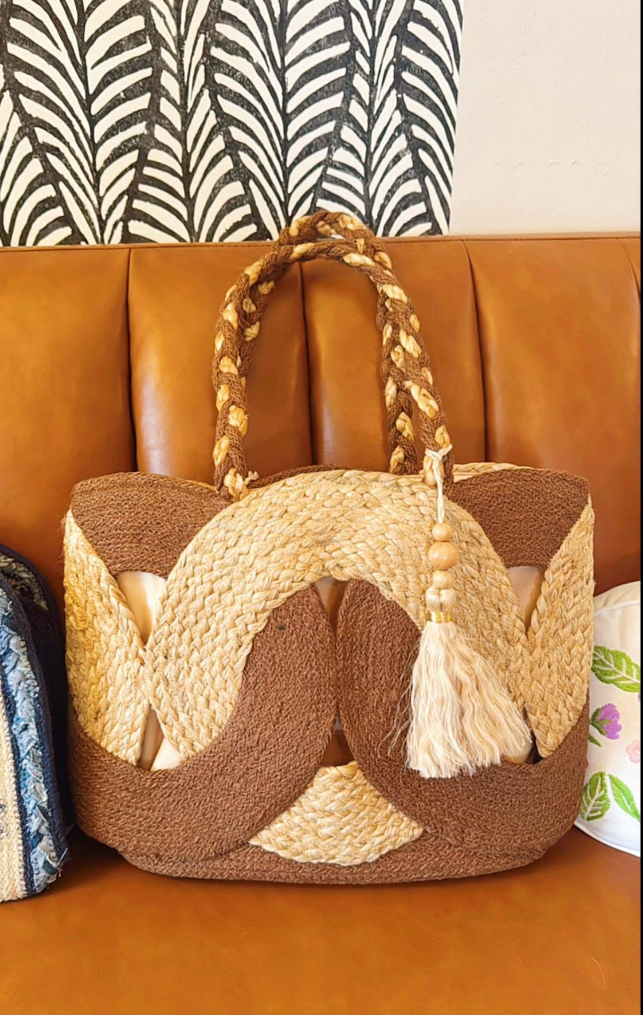The Torie Jute Handbag