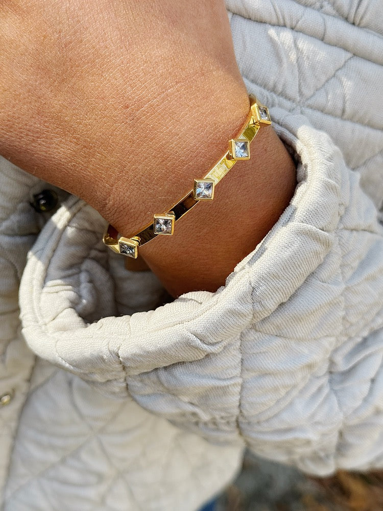 Gold Rhinestone Braclet