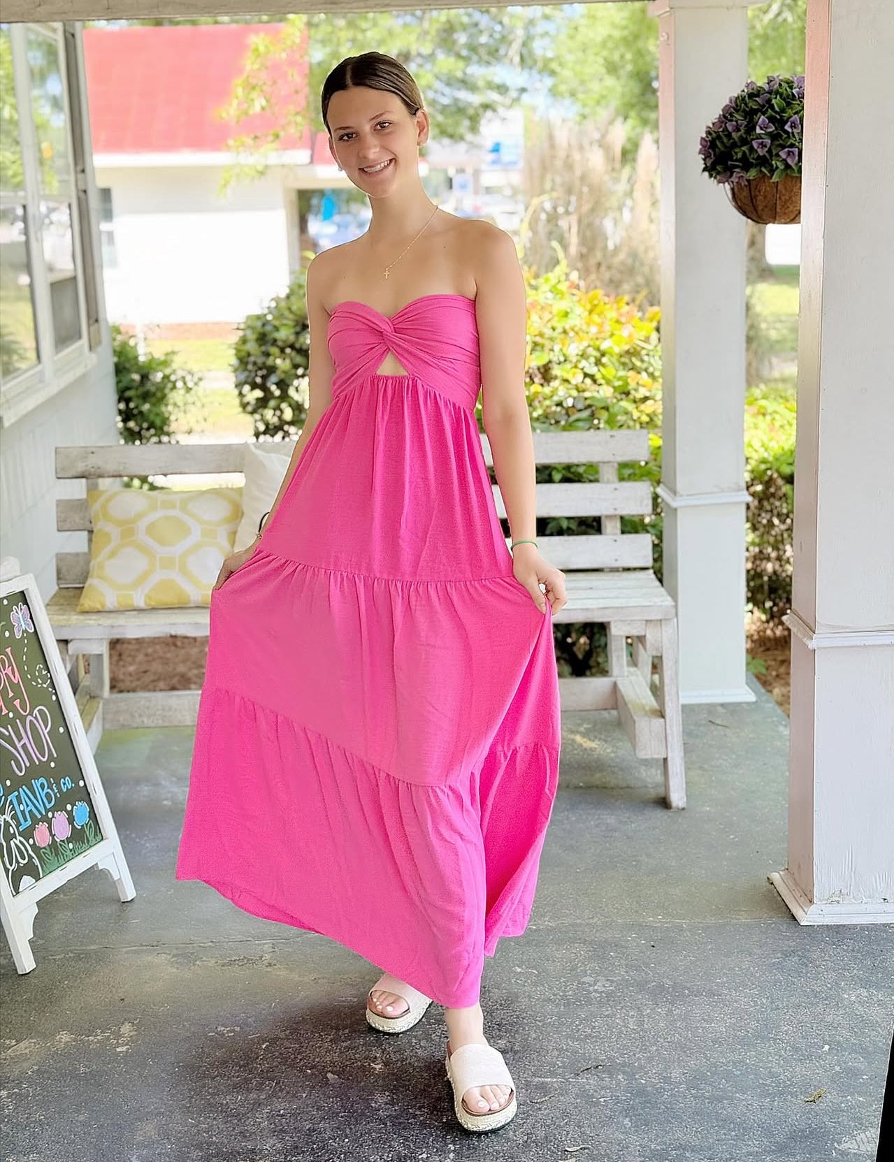 Keyhole Maxi Dress