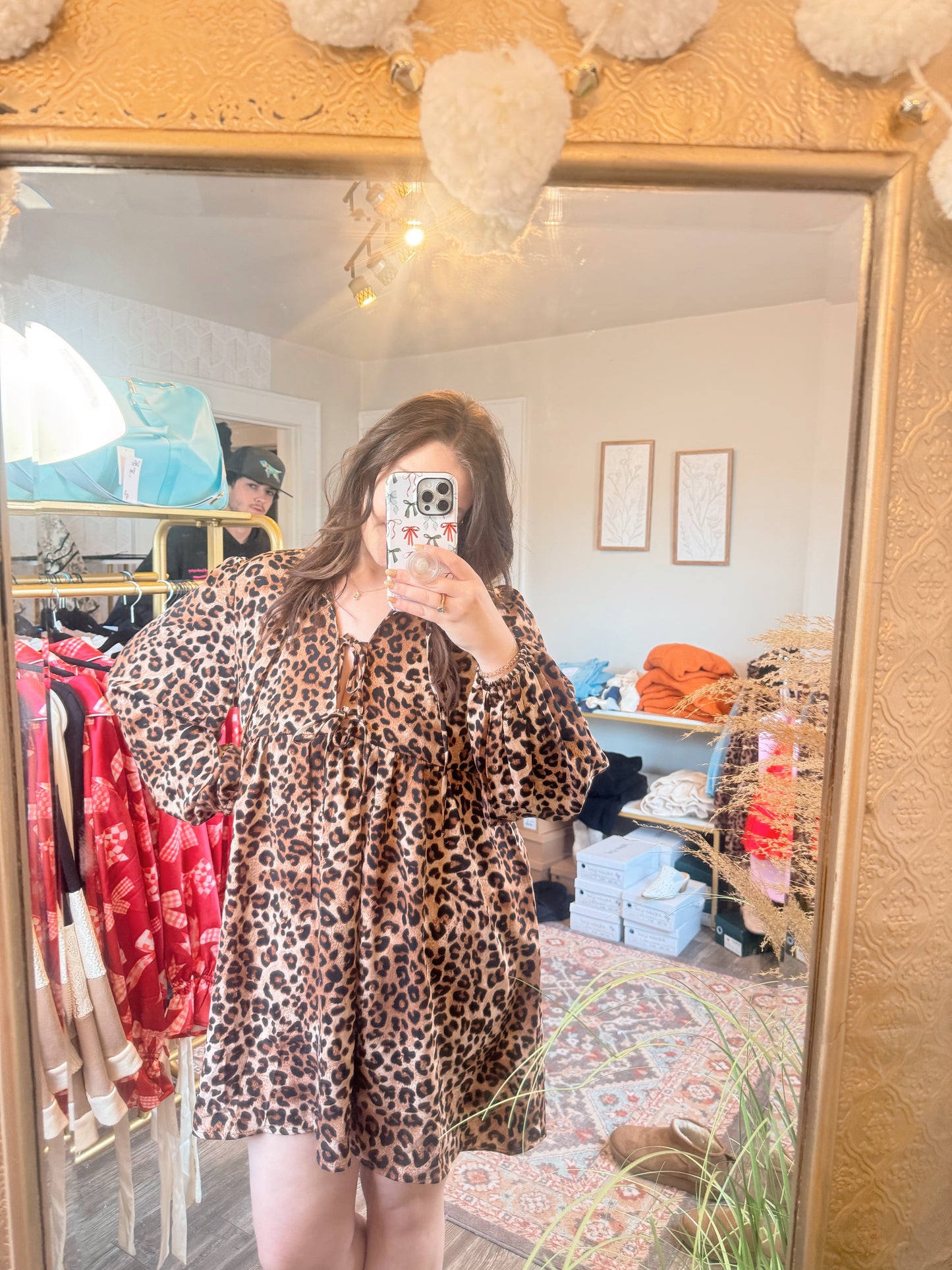 Cheetah Print Dress
