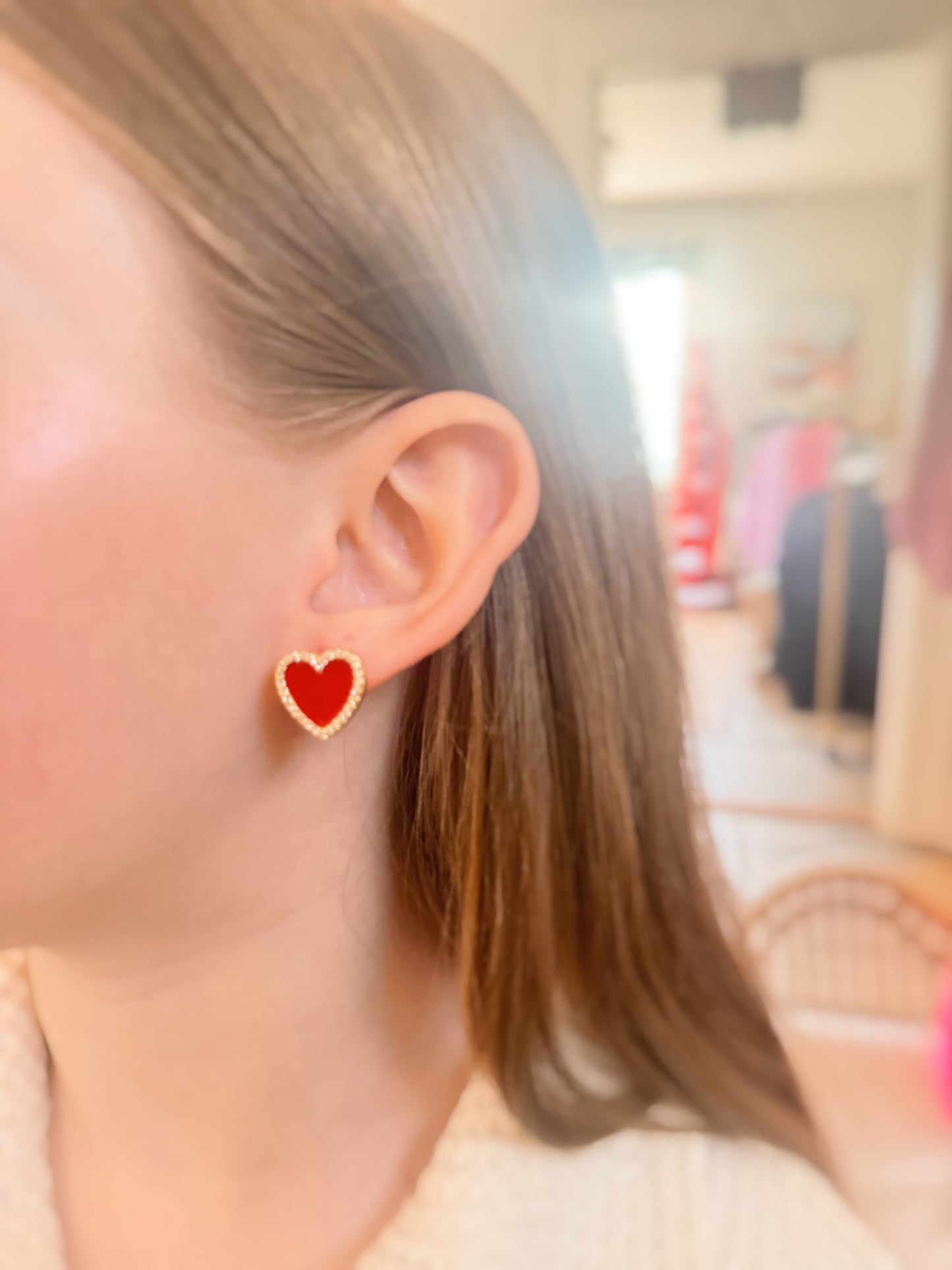 Heart Studs