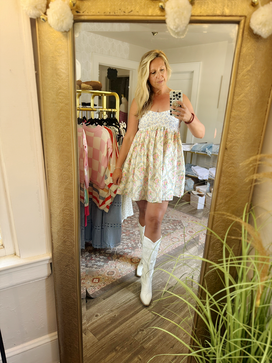 Mixed Floral Dress