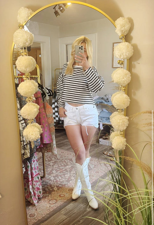 Striped Crop Top